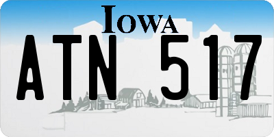 IA license plate ATN517