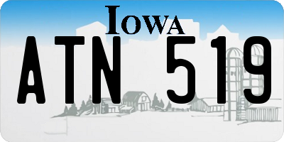 IA license plate ATN519