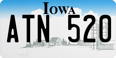 IA license plate ATN520