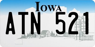IA license plate ATN521