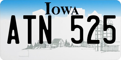 IA license plate ATN525
