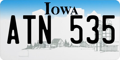 IA license plate ATN535