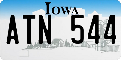 IA license plate ATN544