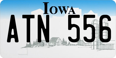 IA license plate ATN556