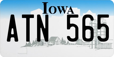IA license plate ATN565