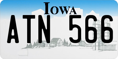 IA license plate ATN566