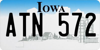 IA license plate ATN572