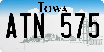 IA license plate ATN575