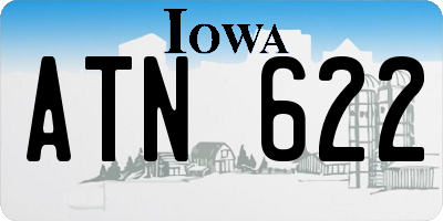 IA license plate ATN622