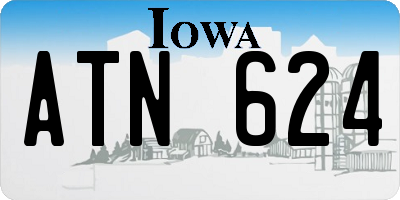 IA license plate ATN624