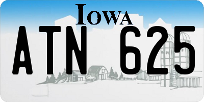 IA license plate ATN625