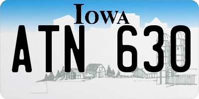 IA license plate ATN630