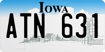 IA license plate ATN631