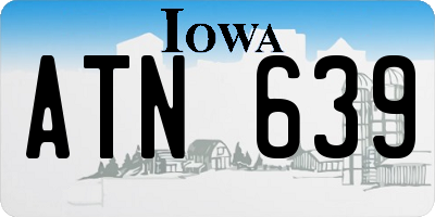 IA license plate ATN639