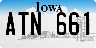 IA license plate ATN661