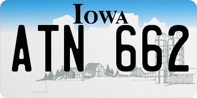 IA license plate ATN662