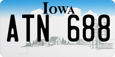 IA license plate ATN688