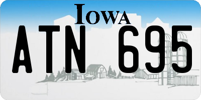 IA license plate ATN695