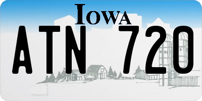 IA license plate ATN720