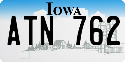 IA license plate ATN762