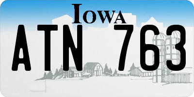 IA license plate ATN763