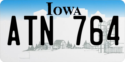 IA license plate ATN764