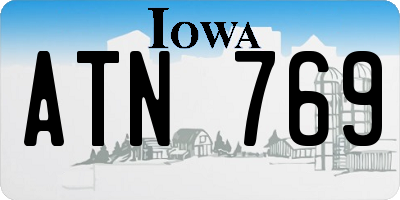 IA license plate ATN769