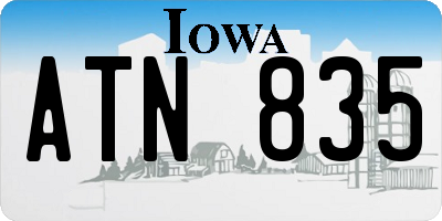 IA license plate ATN835