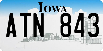 IA license plate ATN843