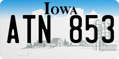 IA license plate ATN853