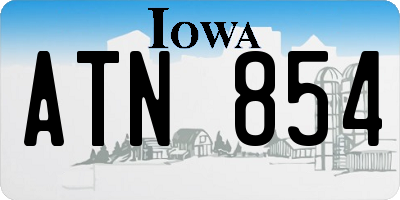 IA license plate ATN854