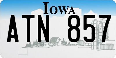IA license plate ATN857