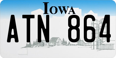 IA license plate ATN864