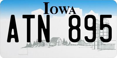 IA license plate ATN895