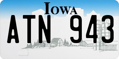IA license plate ATN943