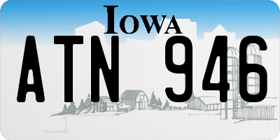 IA license plate ATN946