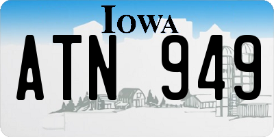 IA license plate ATN949