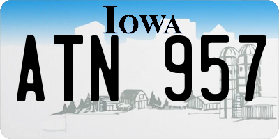 IA license plate ATN957