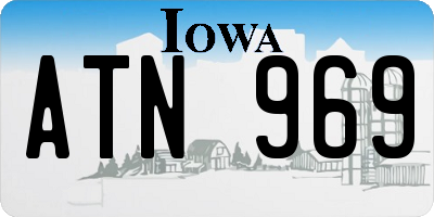 IA license plate ATN969