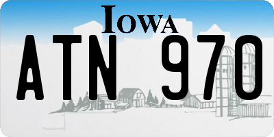IA license plate ATN970