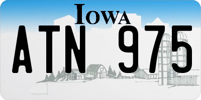 IA license plate ATN975