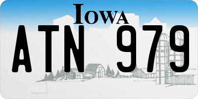 IA license plate ATN979
