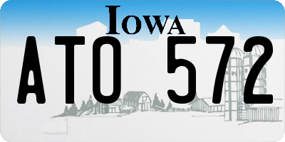 IA license plate ATO572