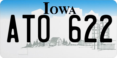 IA license plate ATO622