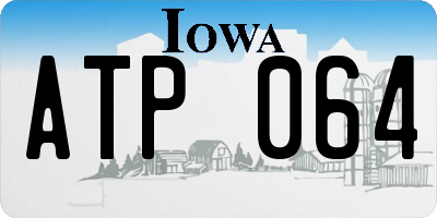 IA license plate ATP064