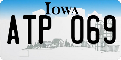 IA license plate ATP069