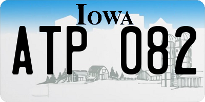 IA license plate ATP082