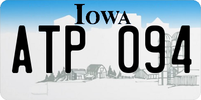 IA license plate ATP094