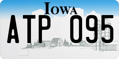 IA license plate ATP095