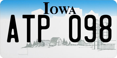 IA license plate ATP098